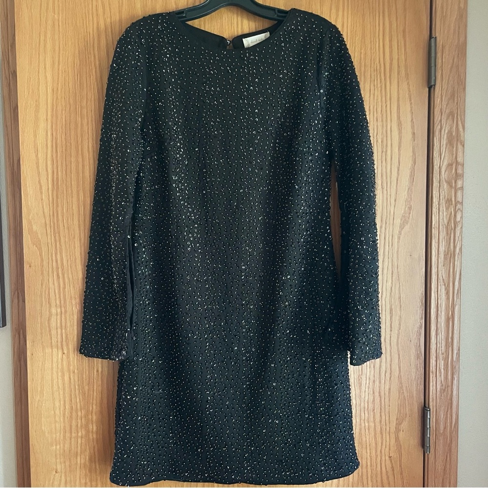 Altar’d State Sequin Mini Dress with long sleeve